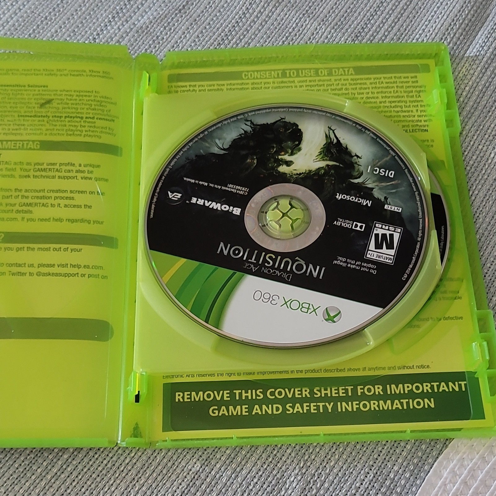 EA Dragon Age: Inquisition (Dragon Age Series) – Xbox 360 W/Case 2 Discs M