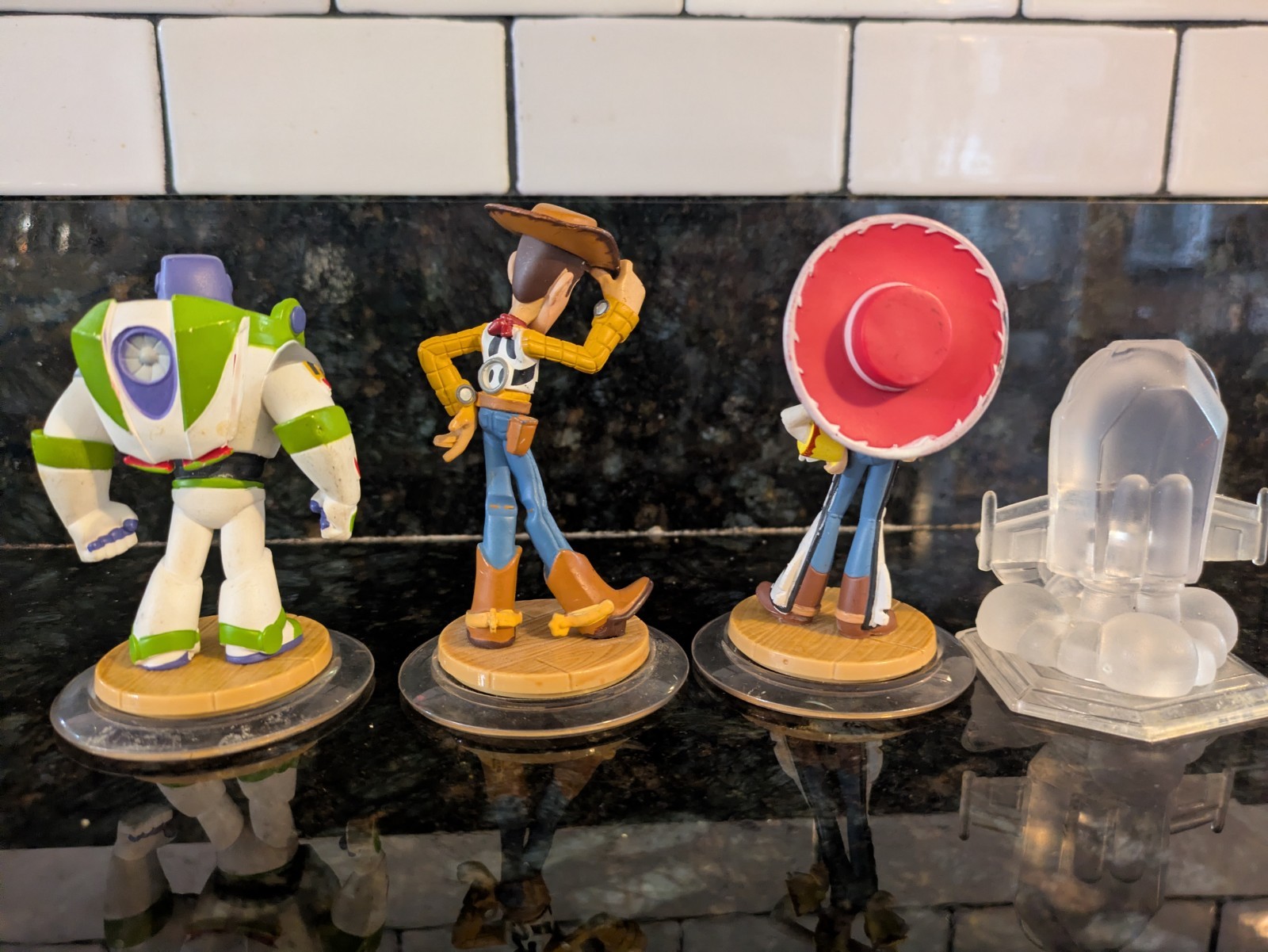 Disney Infinity Toy Story in Space Play Set Lot Buzz Woody Jessie Figures