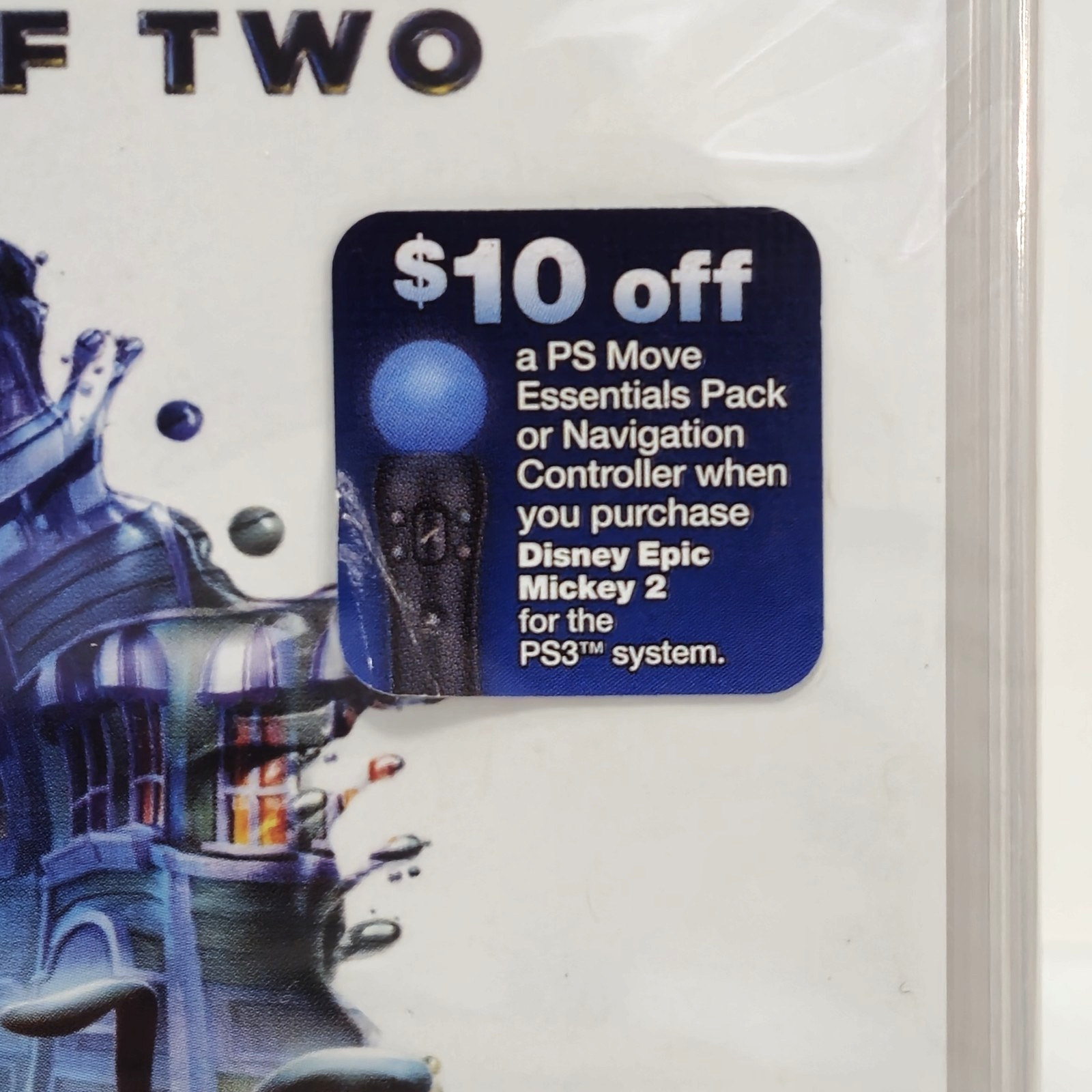 Ps3 Disney Epic Mickey 2 The Power Of Two Video Game Rated E 3d New Sealed 2012