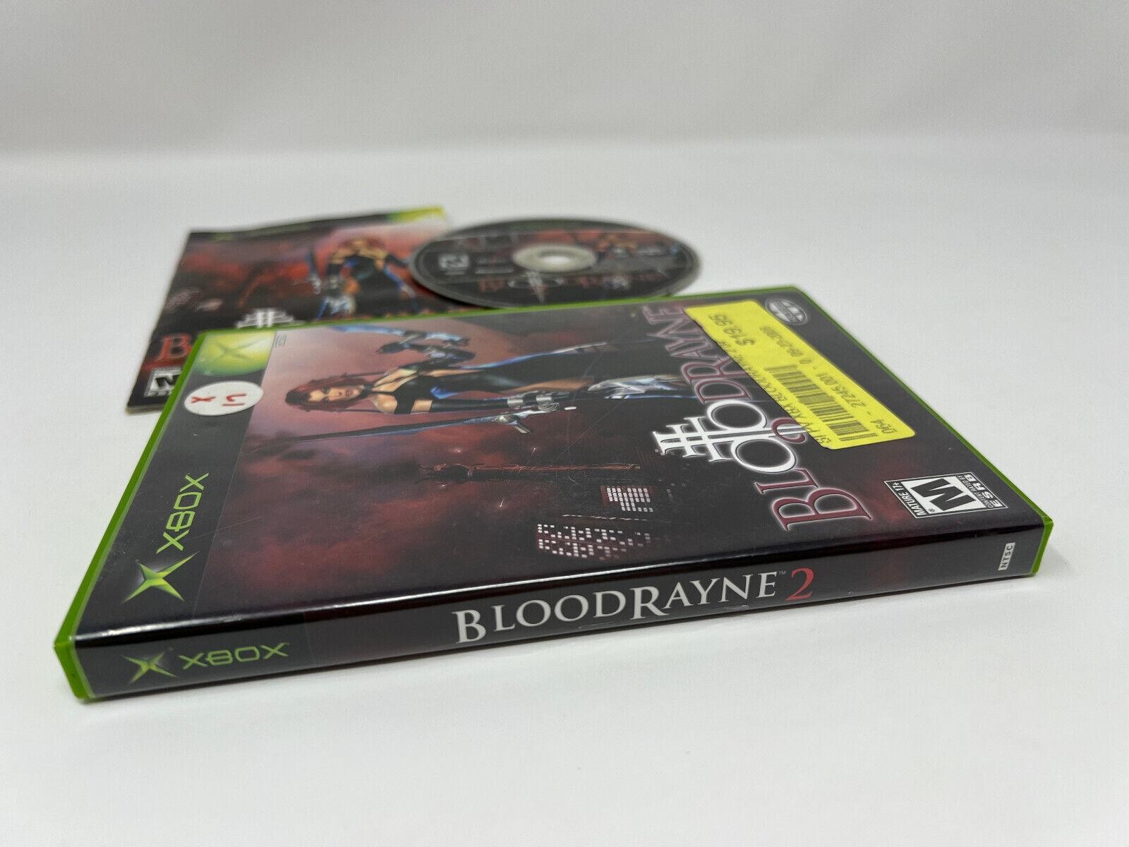 BloodRayne 2 (Microsoft Xbox, 2004) Complete CIB with manual! VGC Disc-TESTED-