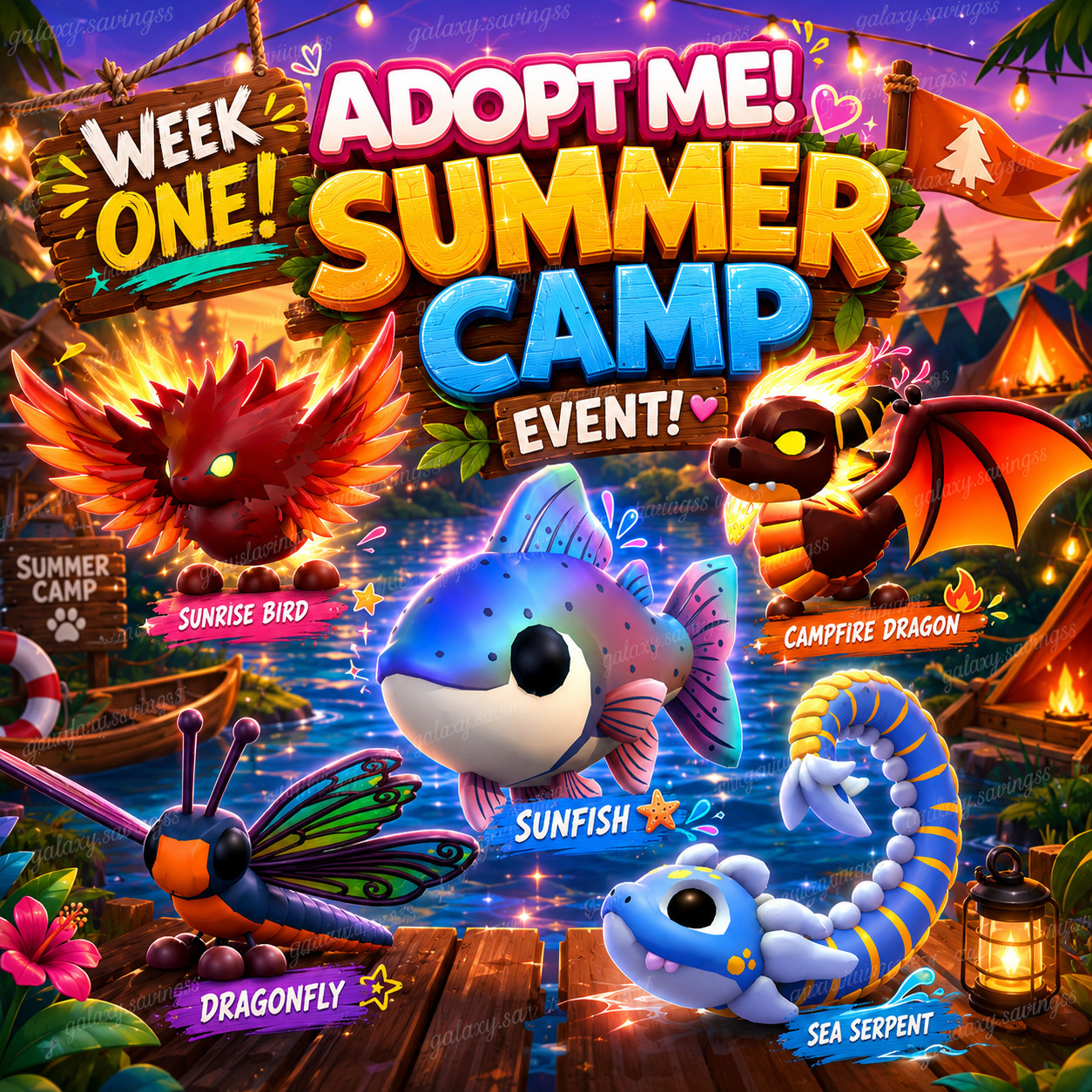 Summer Camp Event & New Pets ✨US Seller Adopt From Me Today✨