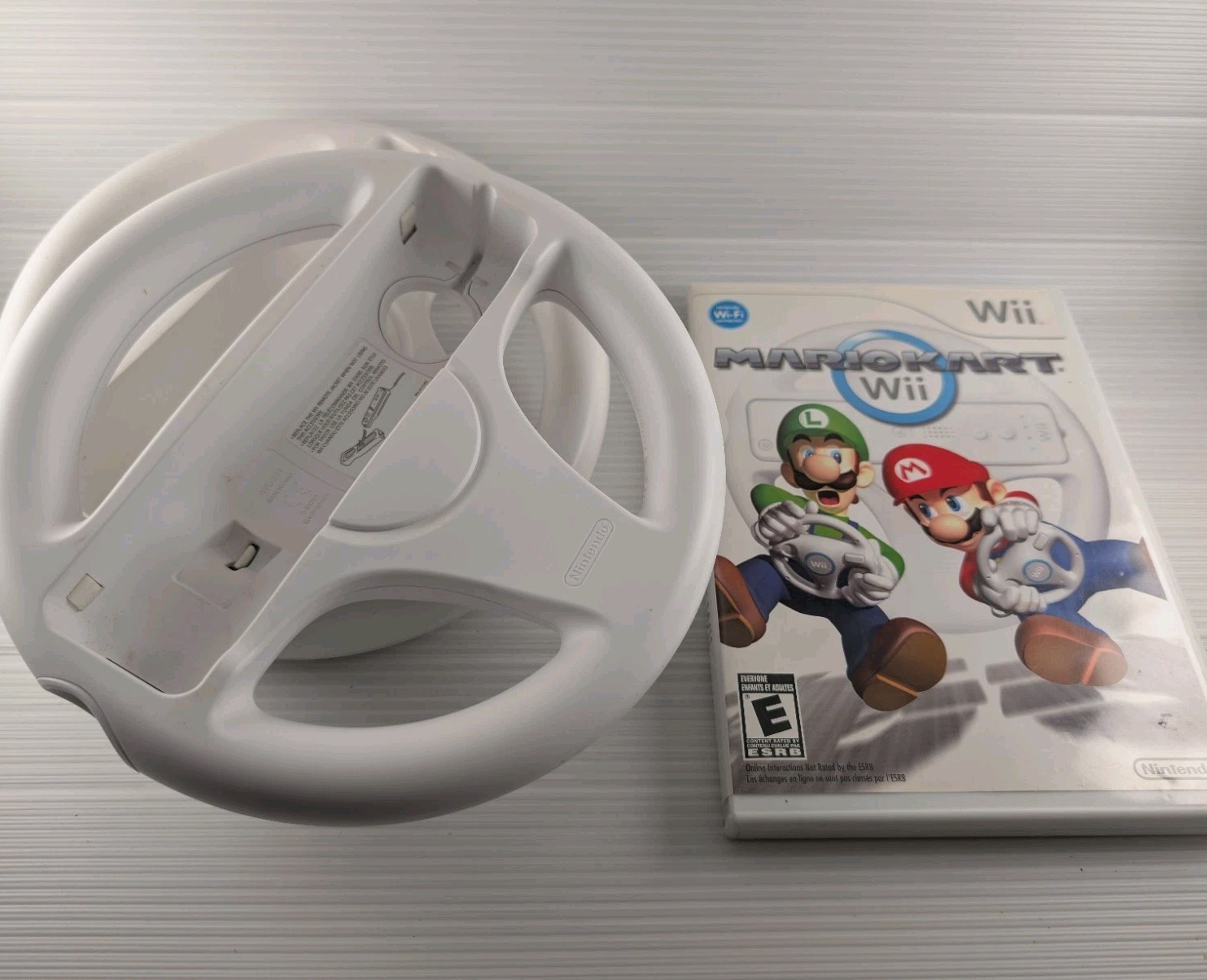 Mario Kart Wii Case, Manual, Flyers – 2 Wheel NINTENDO Wii – Tested