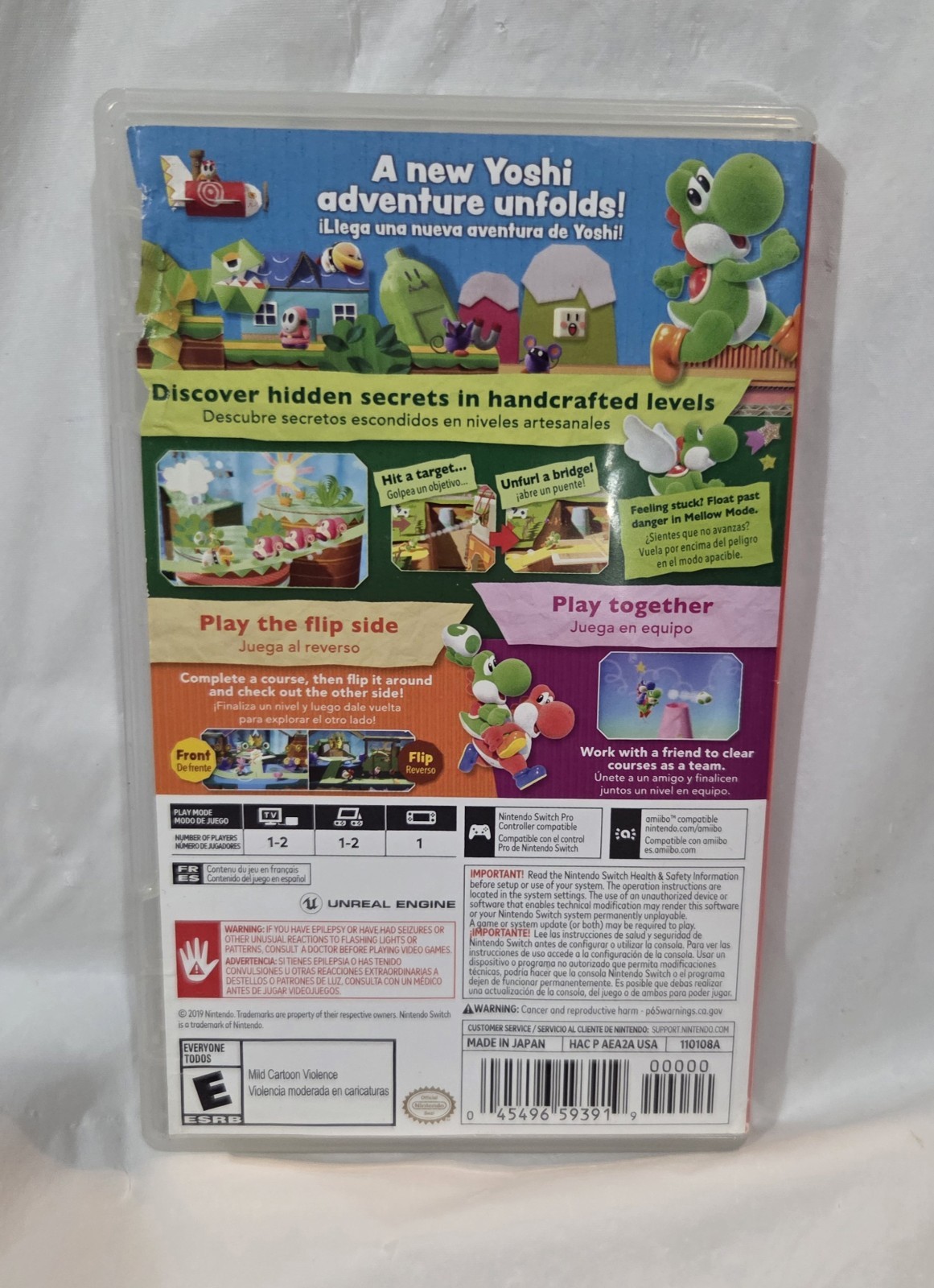 Yoshi’s Crafted World – Nintendo Switch CIB Tested Working