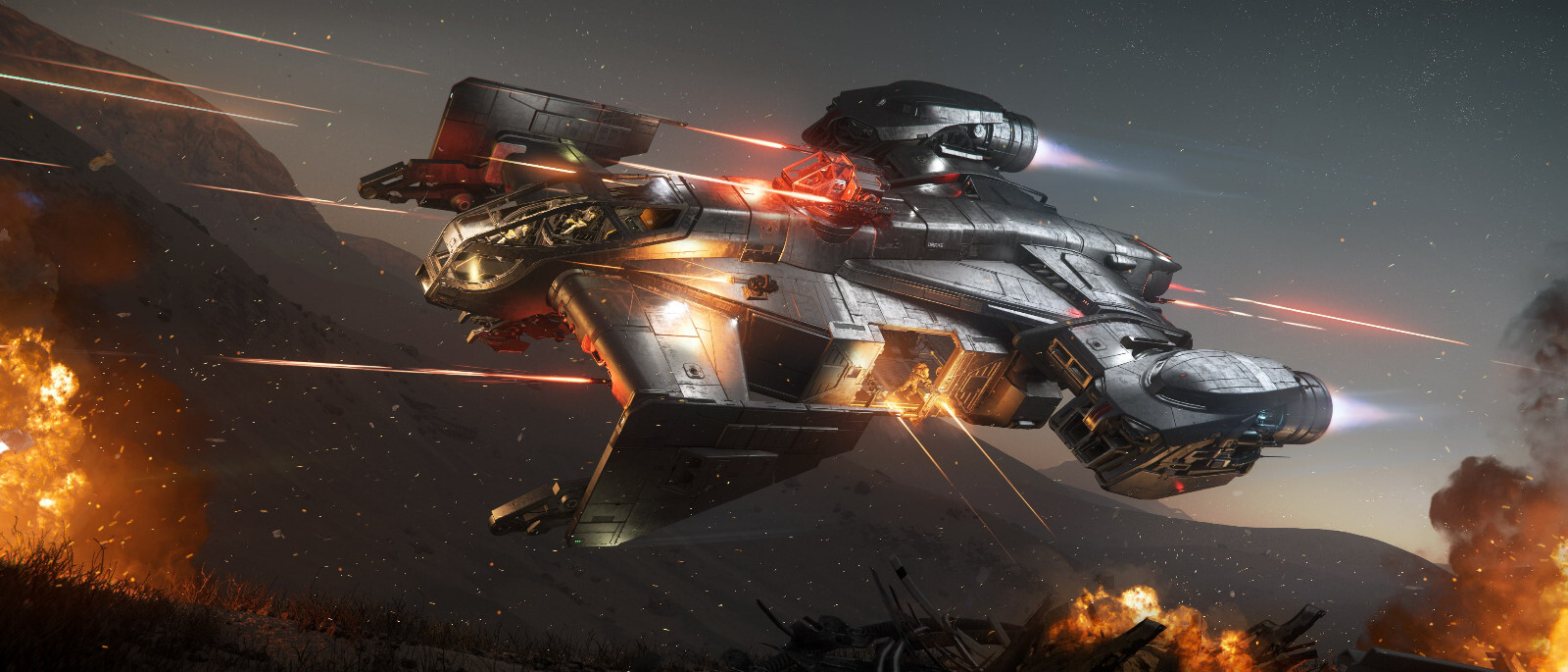Star Citizen (PC, 2015) Cutlass Black to Cutlass Steel Upgrade