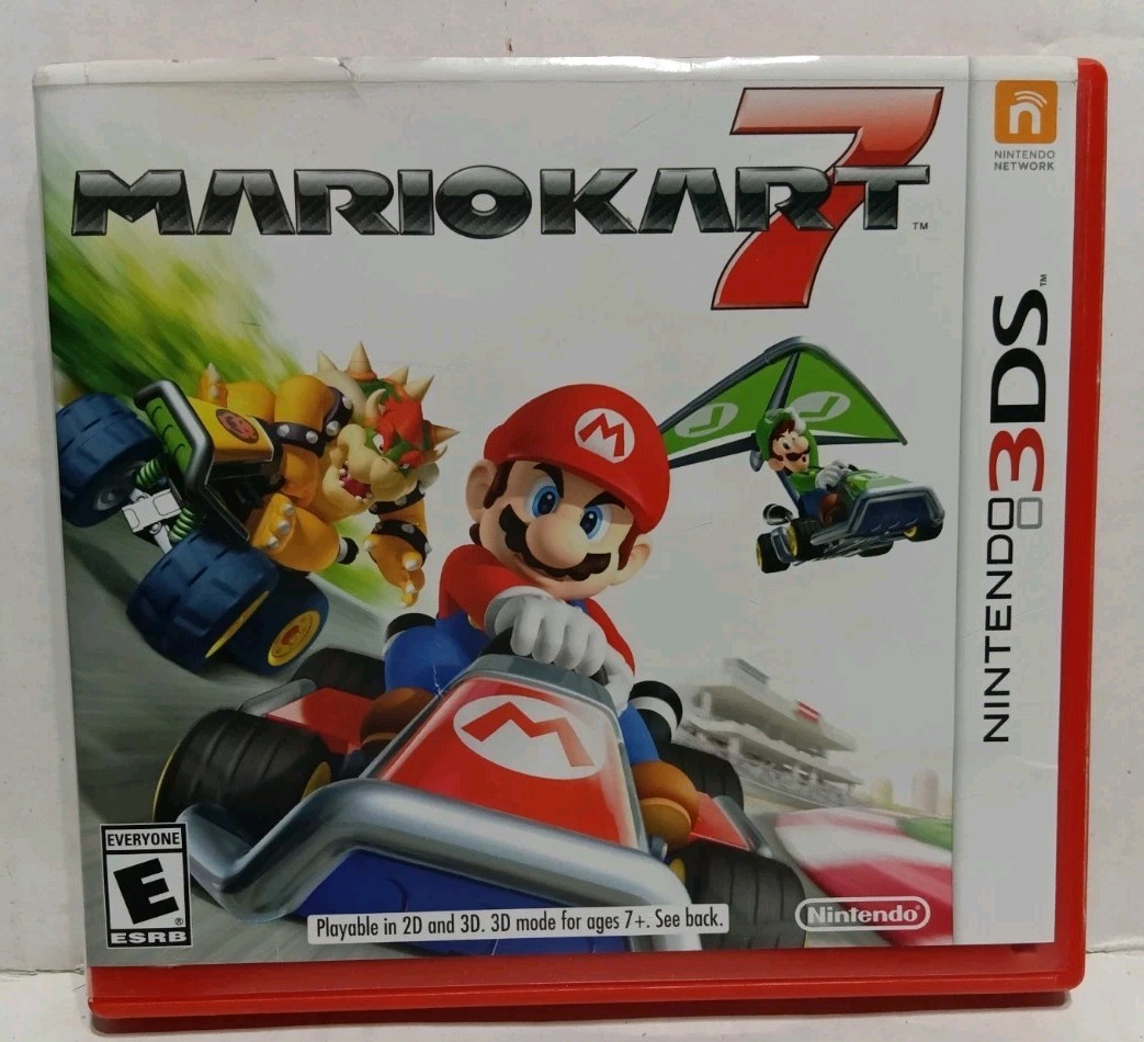 Mario Kart 7 – Nintendo 3DS Case Only *No Game Cartridge or Manual * Authentic