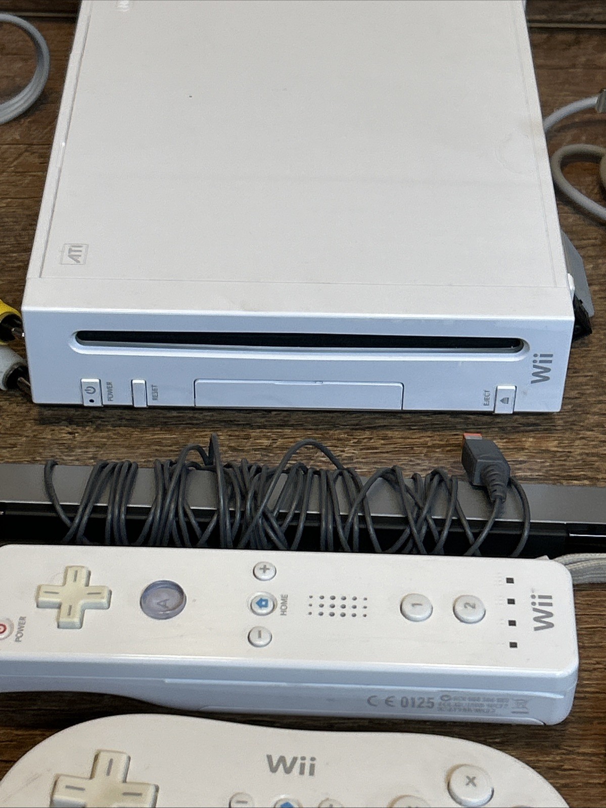 Nintendo Wii Console Bundle Tested RVL-001 White Tested And Cleaned
