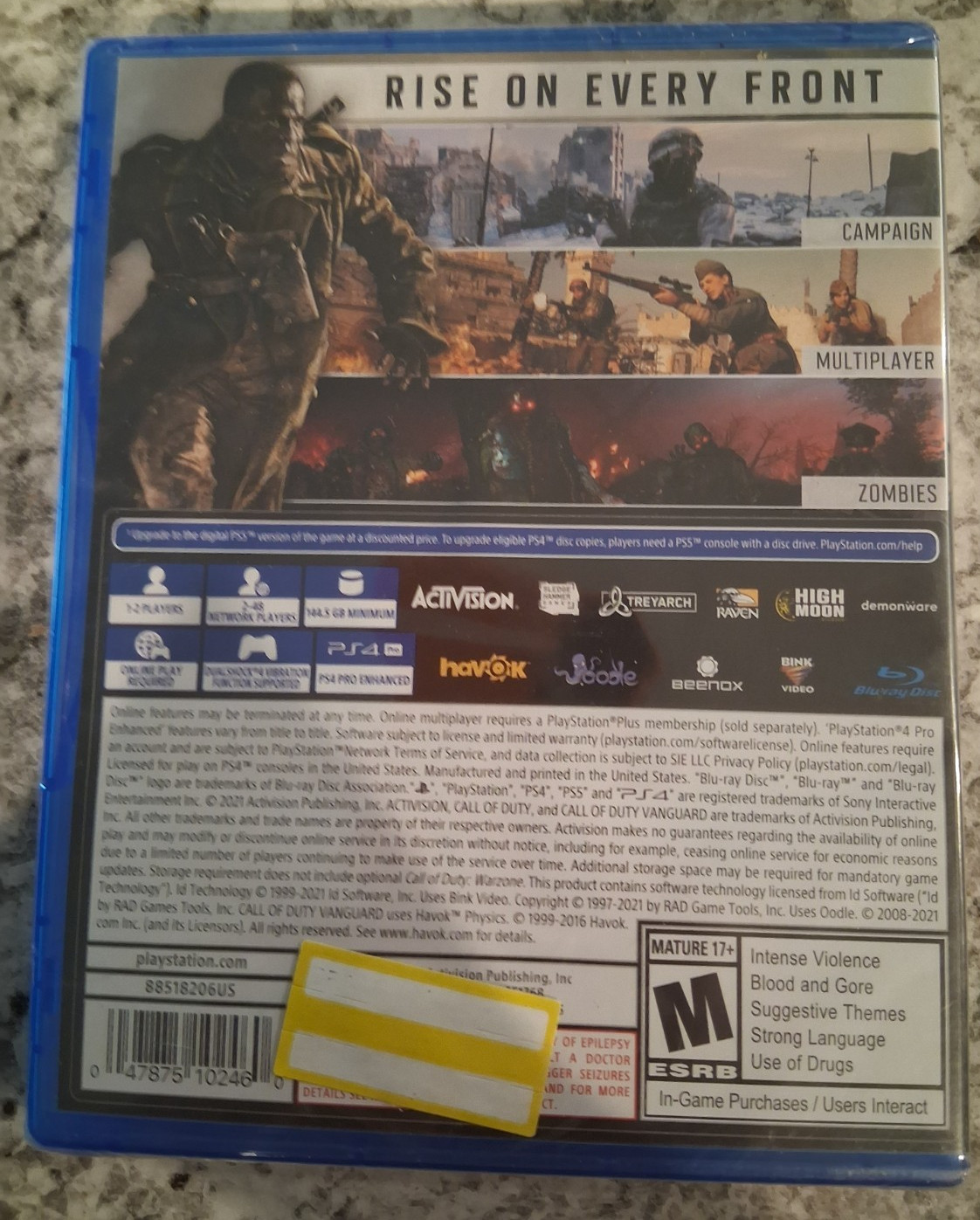 ps4 Call of Duty Vanguard Game (ps5 upgrade available)