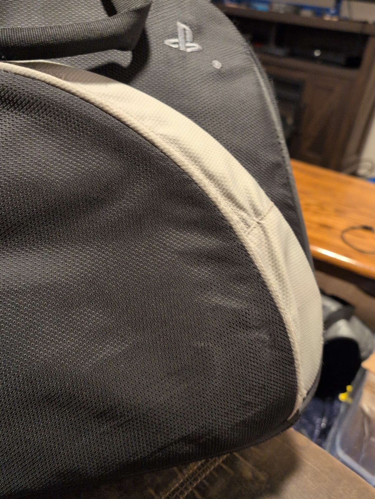 Sony Playstation Large Black Grey Briefcase Backpack Psp Promotional