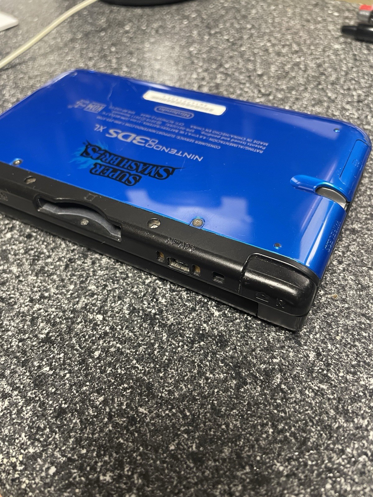 Nintendo 3DS XL Super Smash Bros. Edition Blue Handheld Console – NO SOUND