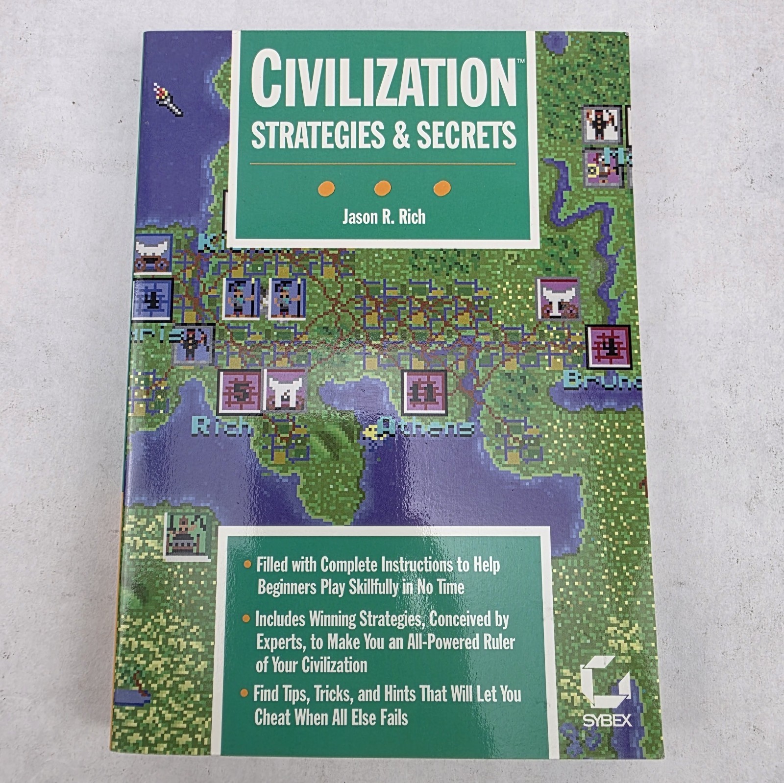 Sid Meier’s Civilization BIG BOX PC 3.5″ Floppy Discs CIB Strat Guide & Civ 2!