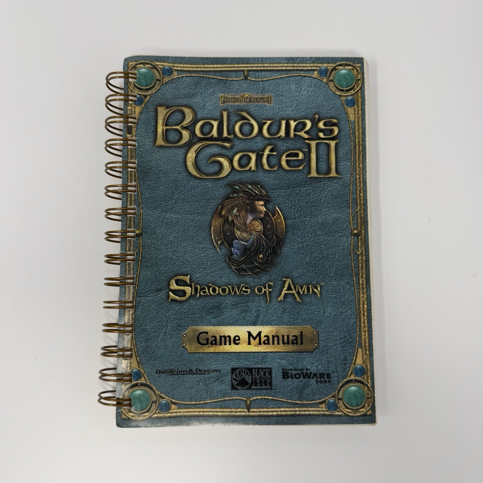 Baldur’s Gate 2 II: Shadows of Amn (PC, 2000) 4 Disc Set , Manual, & Guide Book