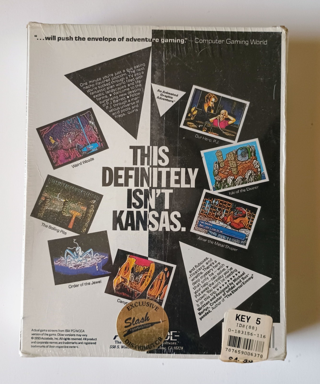 Accolade Altered Destiny Sealed Vintage 3.5 In Diskette Game MSDos IBM 1990