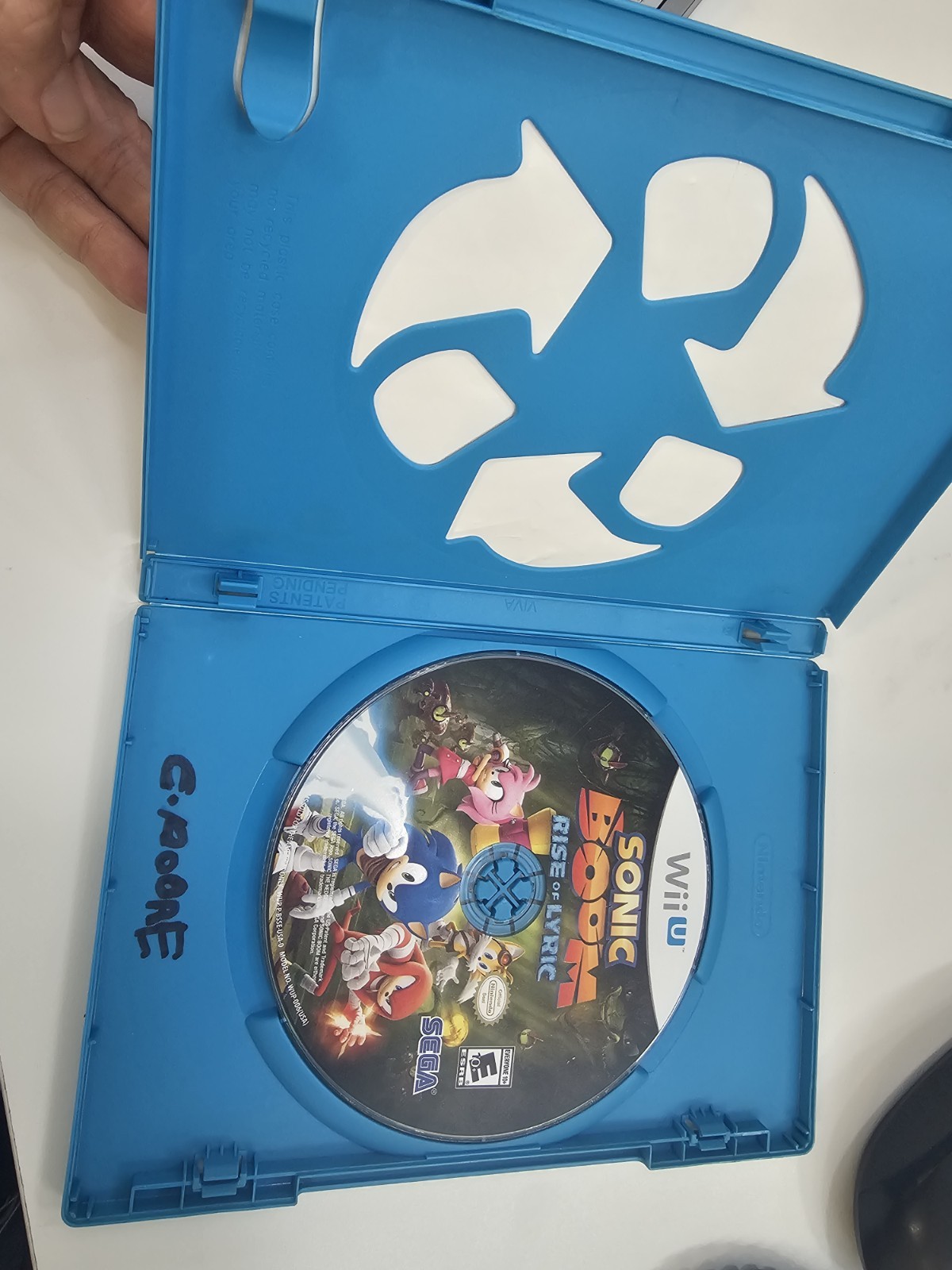 Sonic Boom: Rise of Lyric (Nintendo Wii U, 2014) No Manual