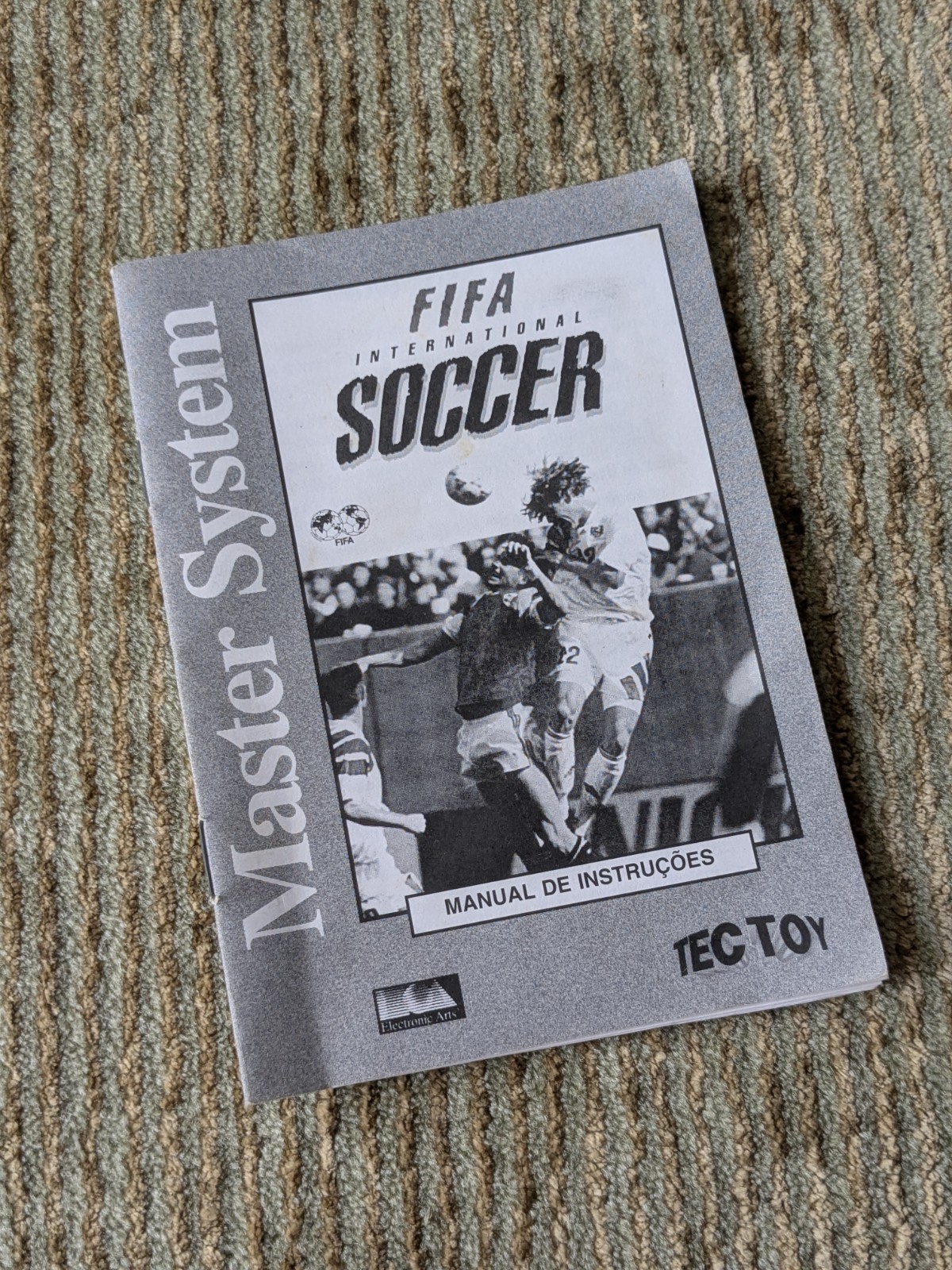 FIFA International Soccer Sega Master System Brazil Tec Toy Complete US SELLER