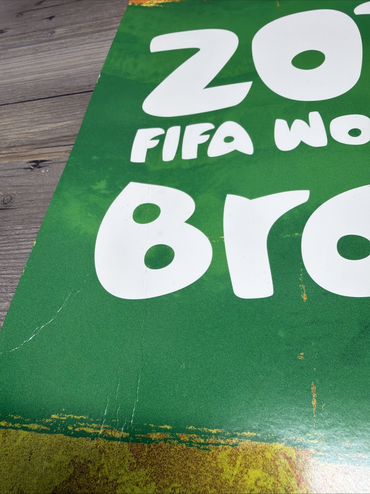 FIFA 2014 World Cup Brazil GameStop Display Promo Sign Poster