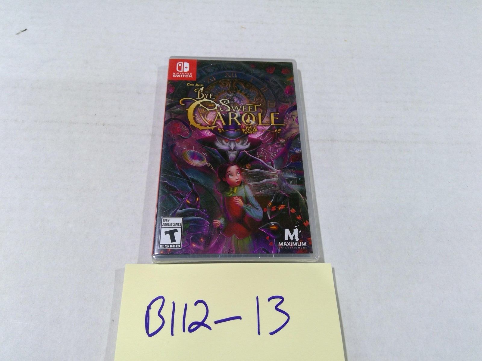 Bye Sweet Carole Nintendo Switch Game New Sealed Maximum Teen Horror Platformer