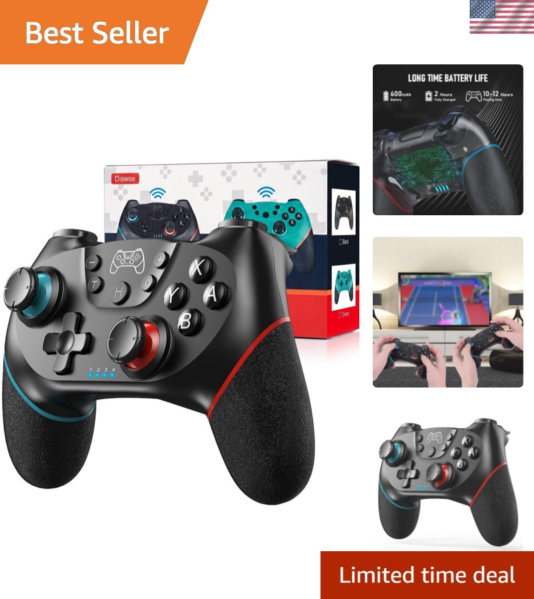 Hall Effect Switch Controller, Wireless Pro Controller for Switch 1/OLED/Lite…