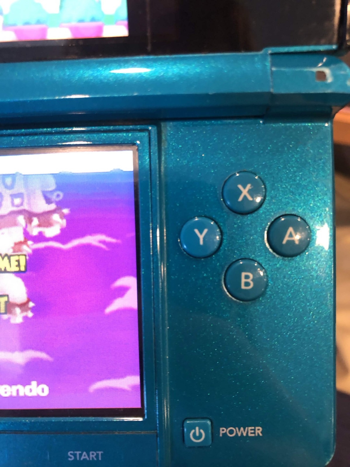 Nintendo 3DS Aqua Blue CTR-001 Handheld Console Fully Tested
