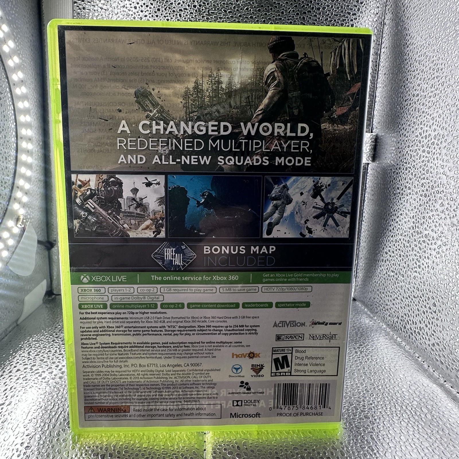 Xbox 360 Call Of Duty Ghosts (2 Discs) – Tested And Working Video Game COD