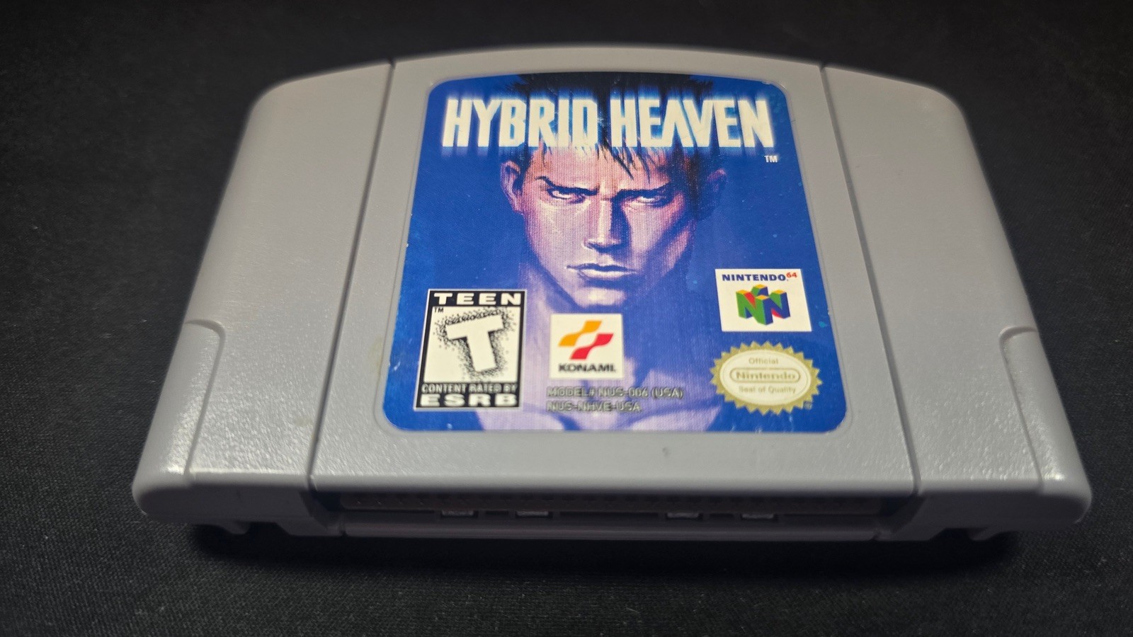 Hybrid Heaven Konami Nintendo 64 N64 Authentic NRMT condition game cartridge