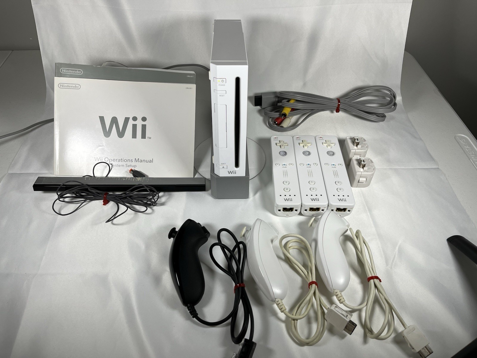 Nintendo Wii RVL-001 512MB Home Console White Bundle ✅CHECK THE PHOTOS✅