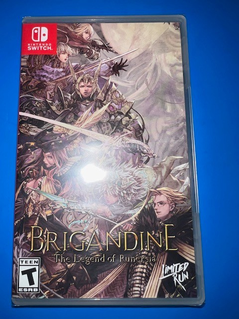 Brigandine: Legend of Runersia for the Nintendo Switch. Brand new, LRG release