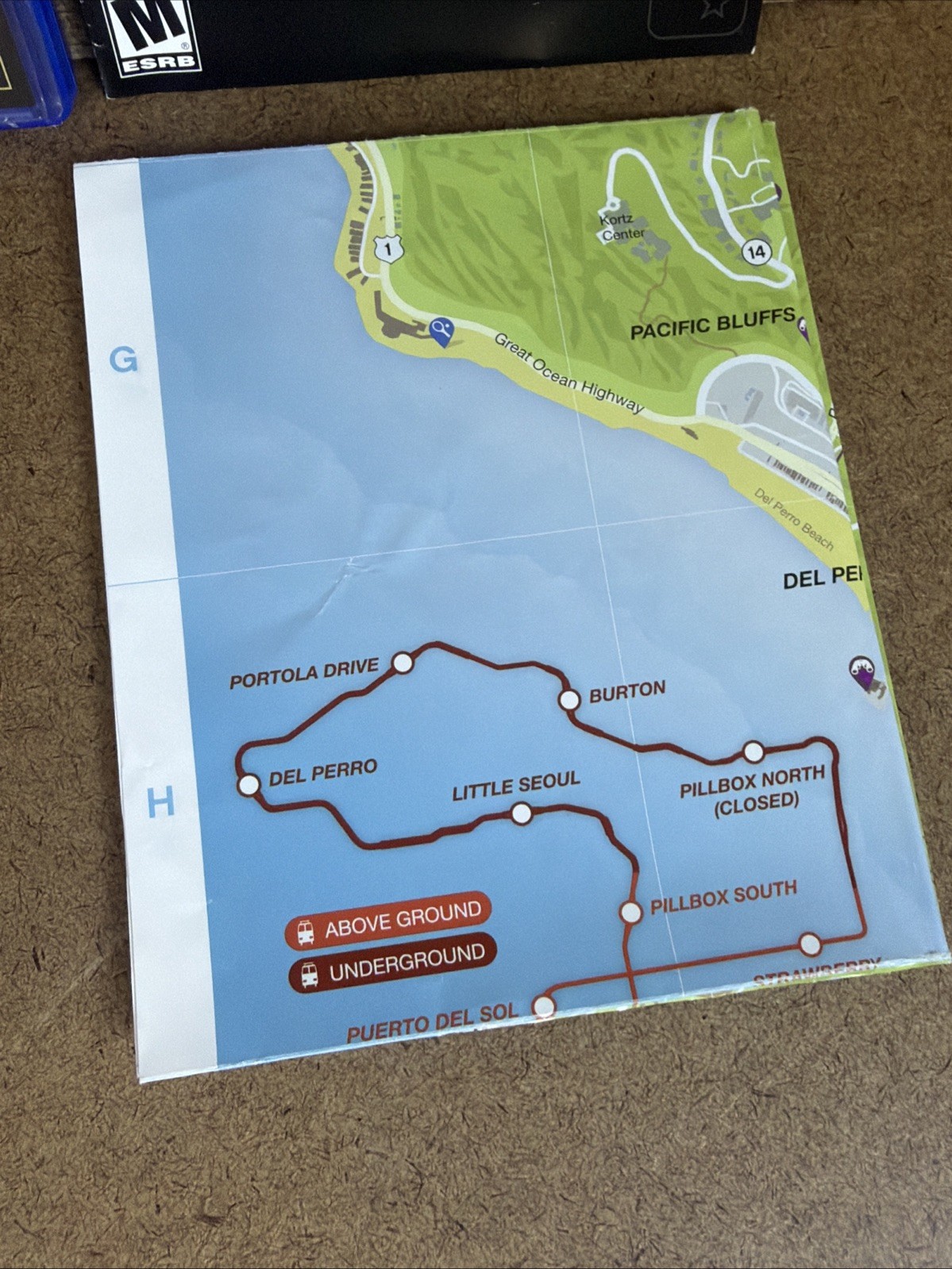 Grand Theft Auto V 5 – Premium Edition – PS4 – Complete w/ Map USED Tested CIB!