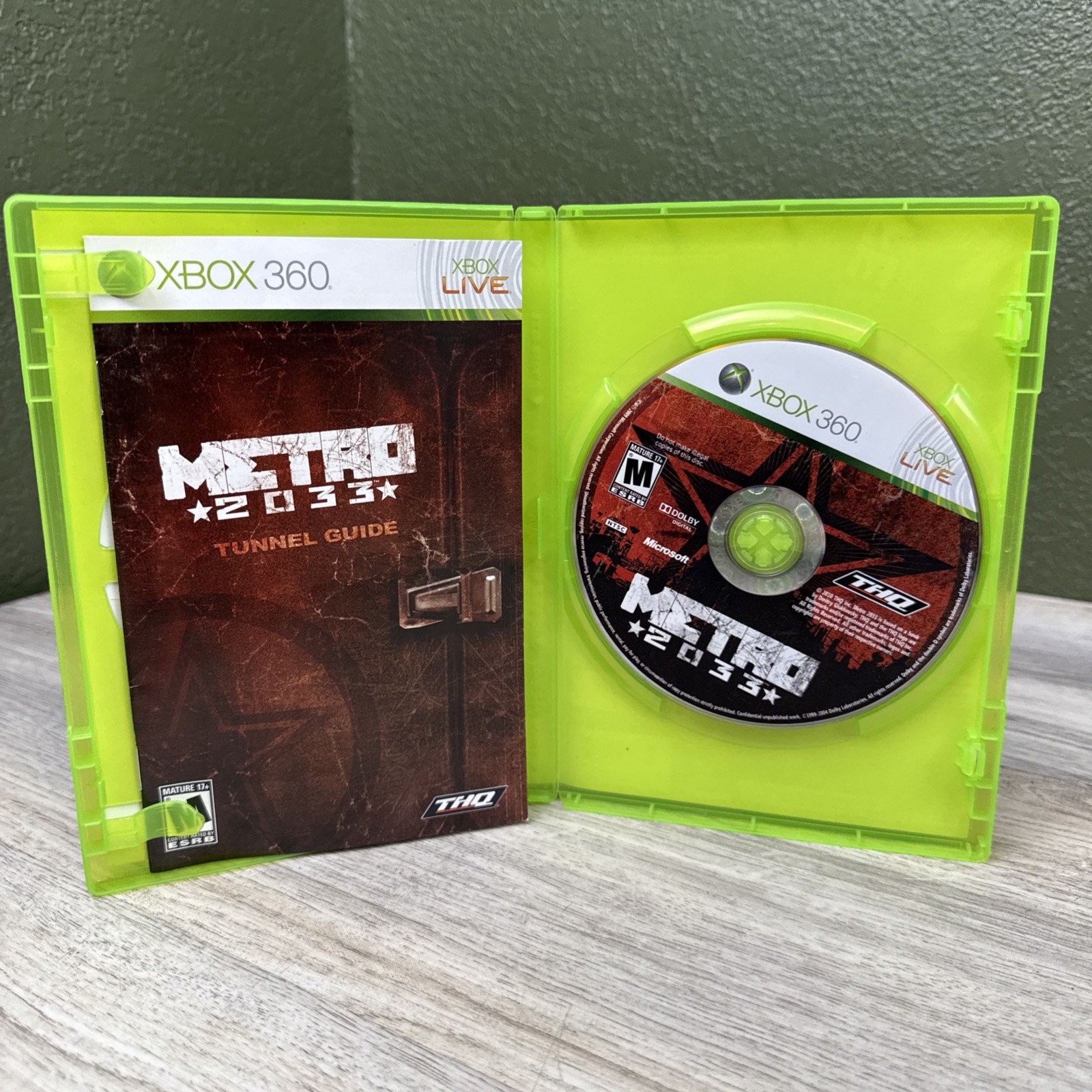 Metro 2033 / Microsoft Xbox 360 / CIB / Clean / Tested / Complete. VG Condition