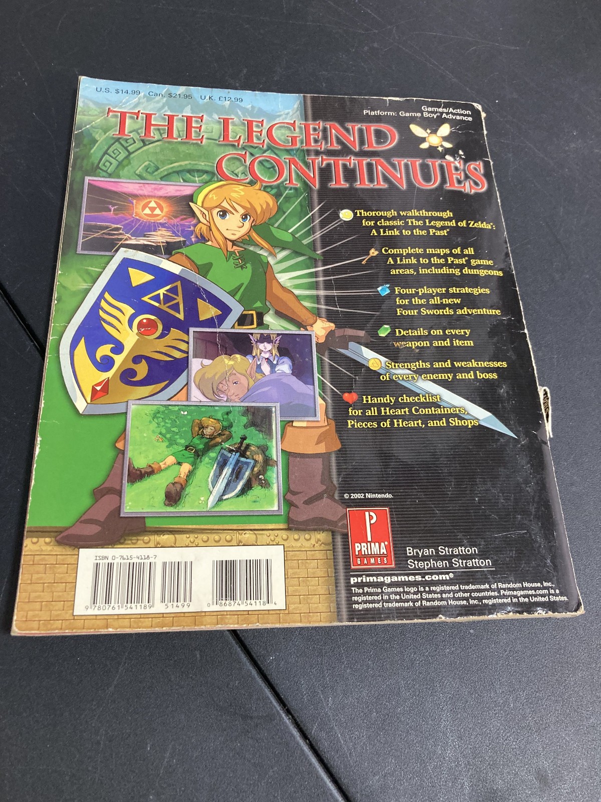 Zelda A Link to the Past Snes Cartridge, Manual, Map, Strategy Guide. Tested