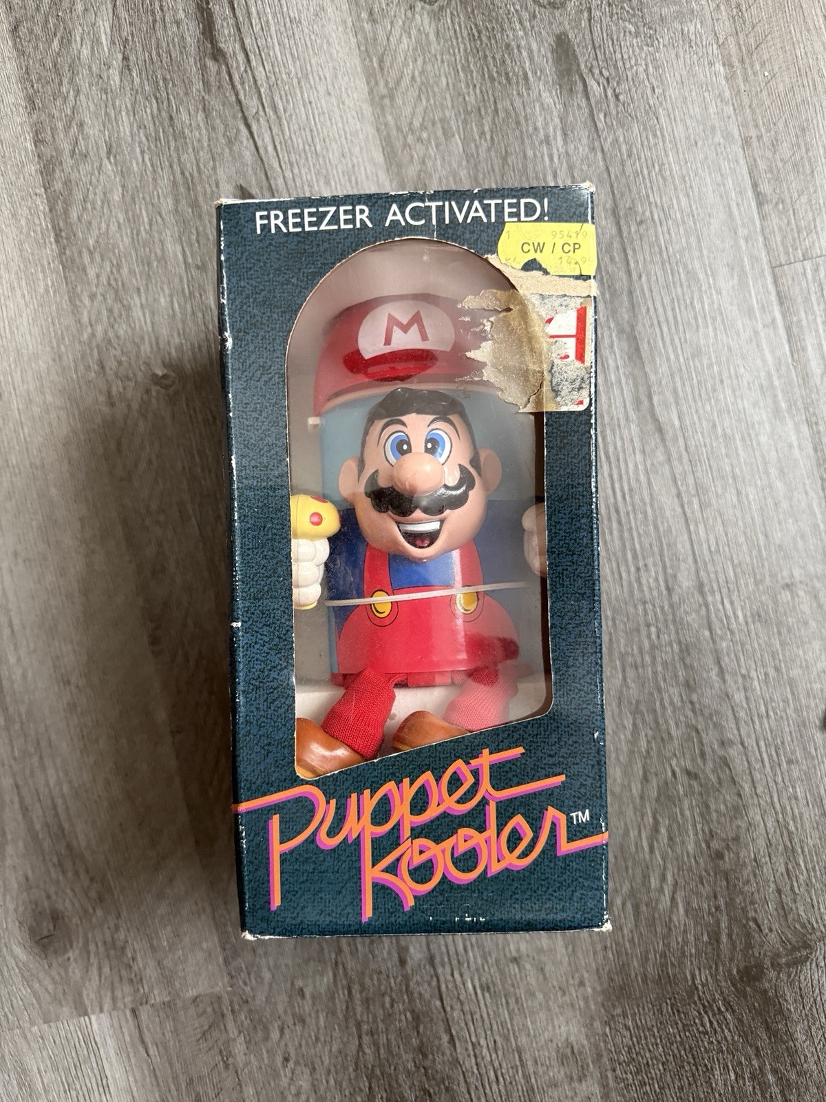 Vintage Nintendo Super Mario Puppet Kooler W/ Original box Inserts. See Pics!