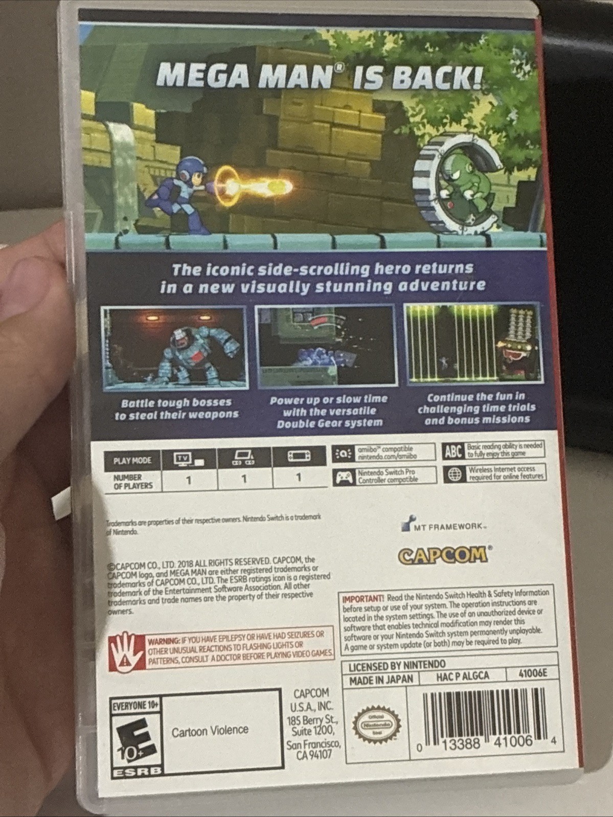 Mega Man 11 – Nintendo Switch CIB Tested