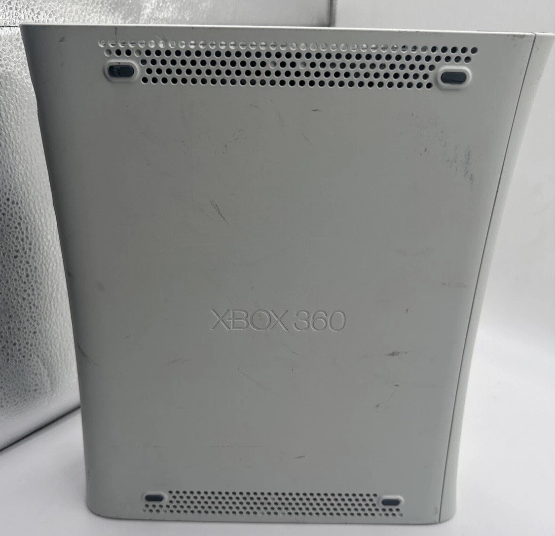 Microsoft Xbox 360 White Console Only Untested No Power Cord AS-IS
