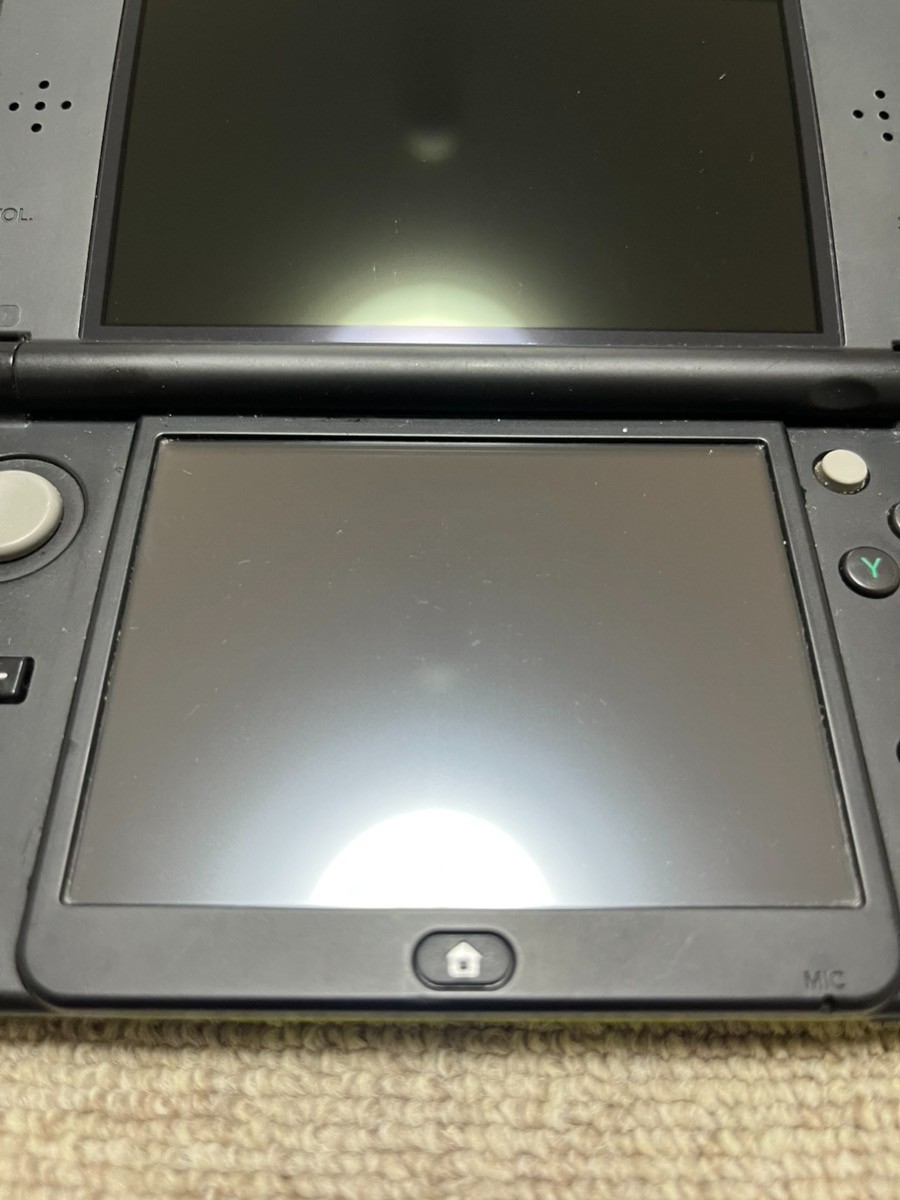 New Nintendo 3DS XL LL Black Lime Console region Japanese B984