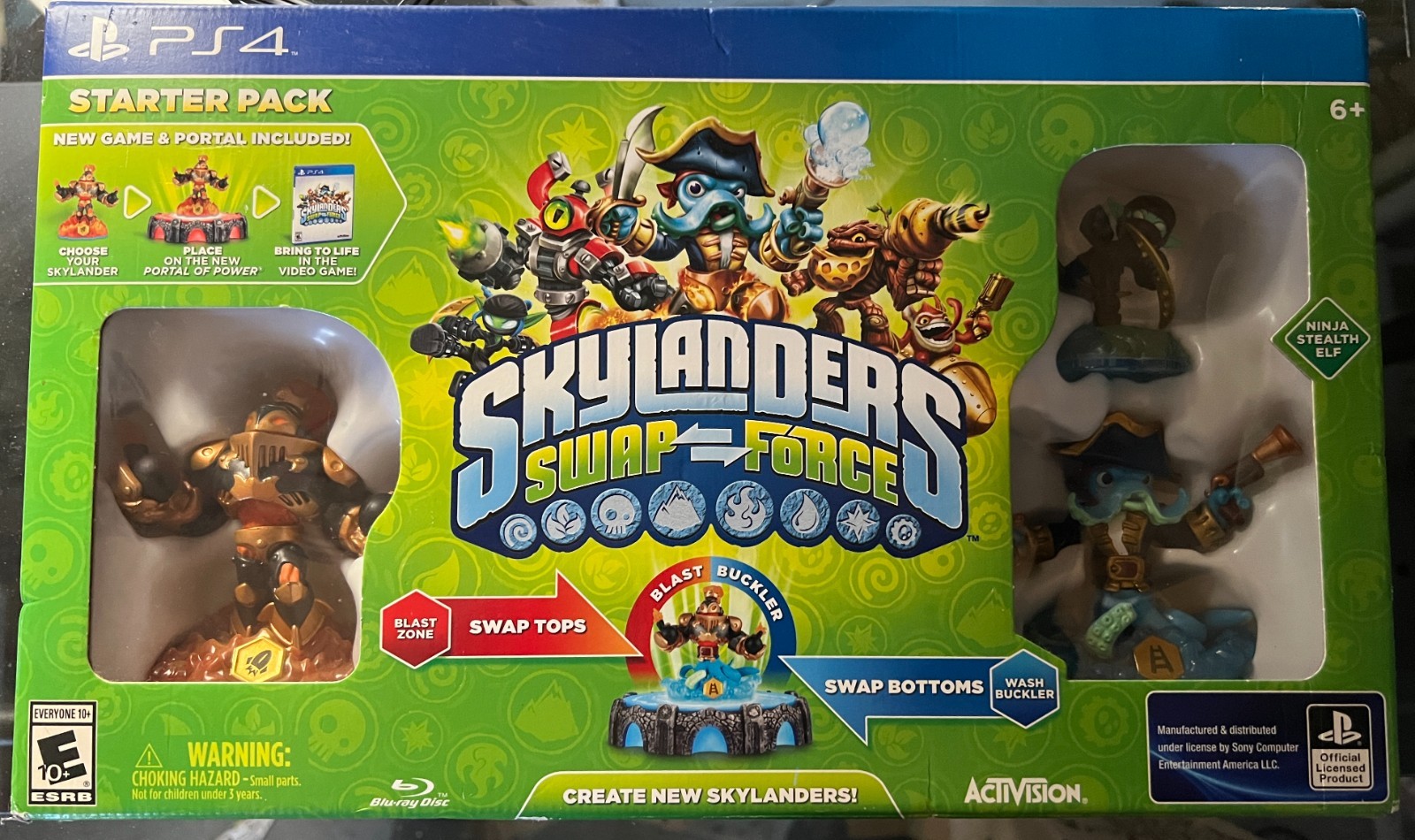 NEW SEALED MINT Skylanders Sony PS4 Playstation 4 Swap Force Starter Pack NM