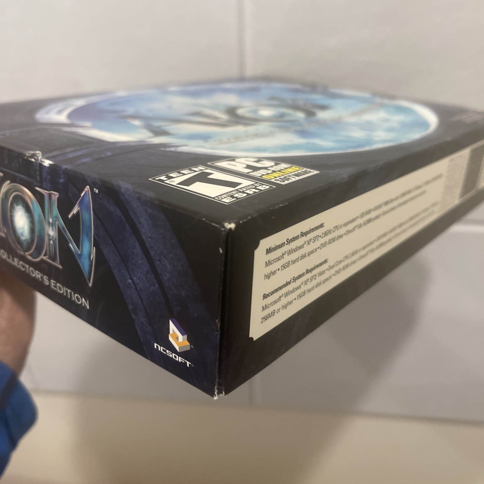 Aion Limited Collector Edition PC BIG BOX Complete w/ Figurine + Day One Receipt