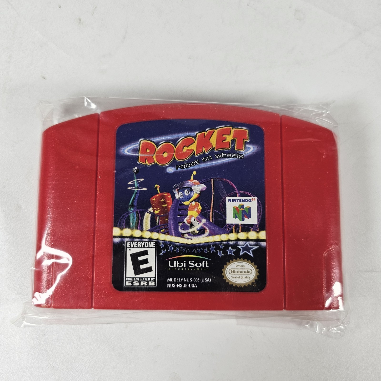 Rocket: Robot on Wheels (Nintendo 64, 1999) Game CIB Complete MINT CELLOPHANE