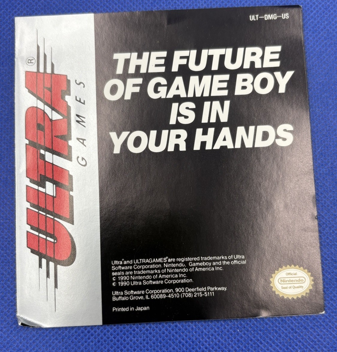 Nemesis (1990) Nintendo Game Boy CIB Made in Japan by Ultra Games
