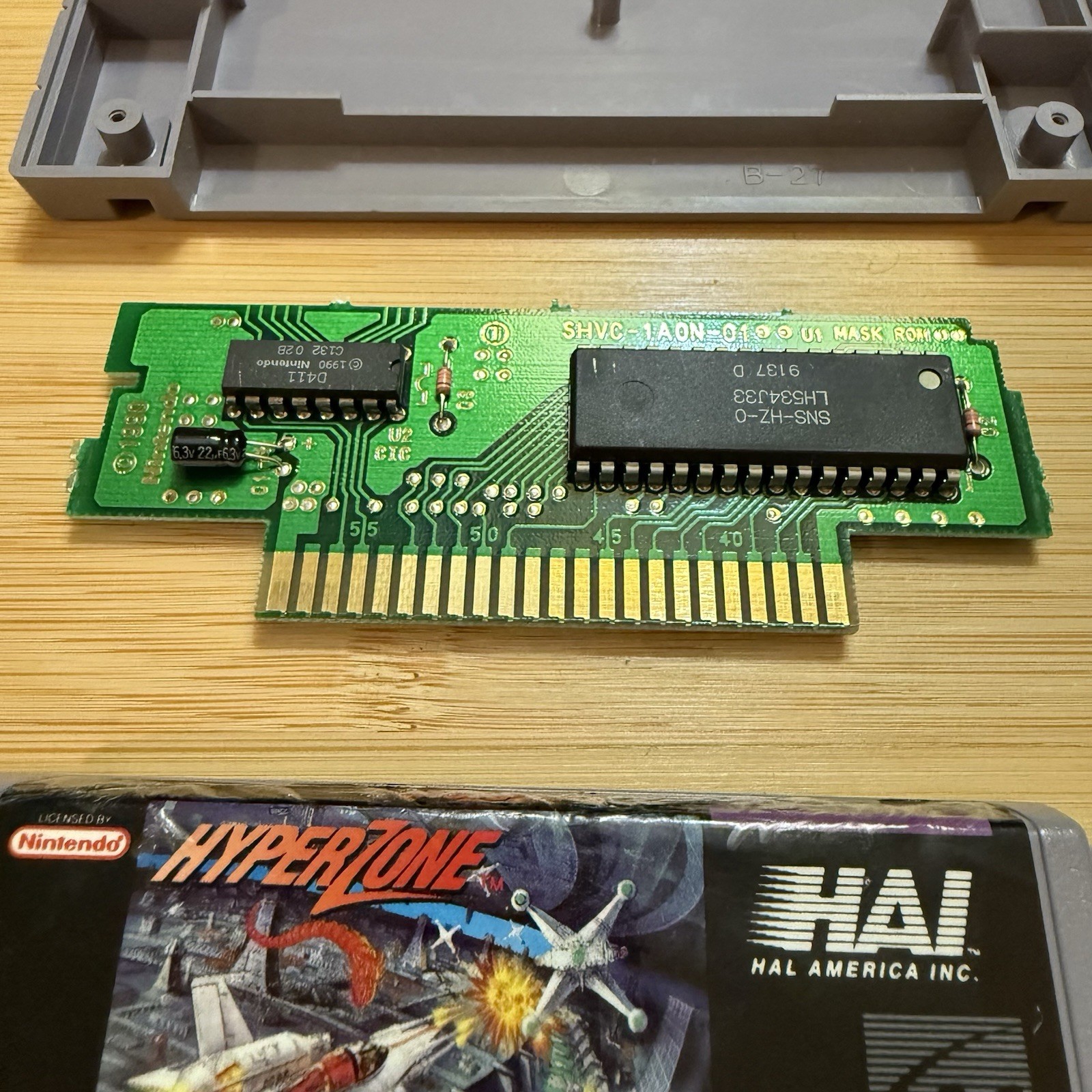 SNES 💥 HyperZone 💥 Shmup Starfox Shooter Super Nintendo Tested Clean
