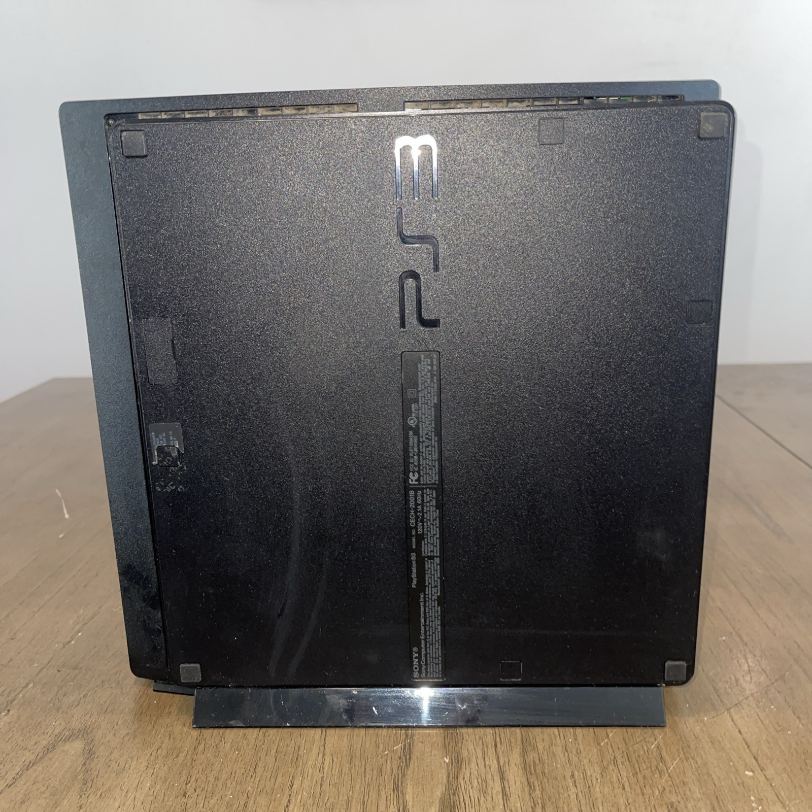 Sony PlayStation 3 Slim CECH-2001B Black Console Power Cord Tested