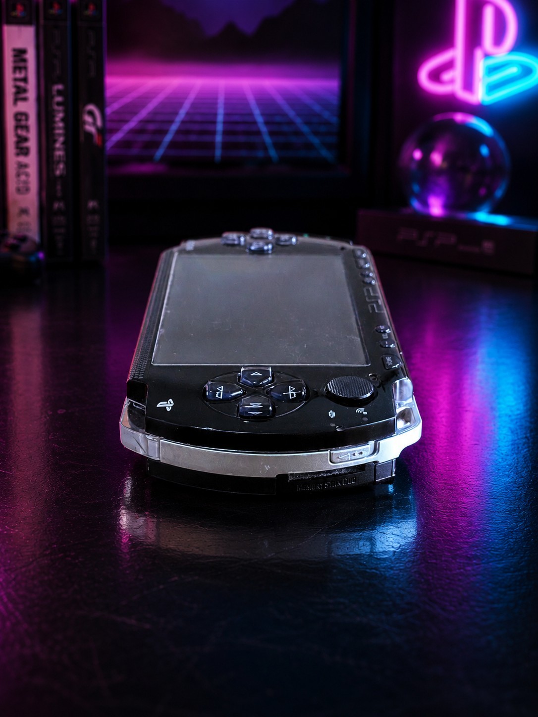 Sony PSP-1000 PlayStation Portable Black CIB 64GB Upgraded Firmware Tested