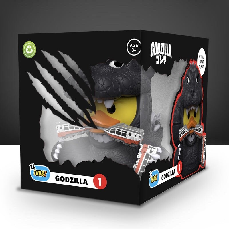 TUBBZ 1ST EDITION Godzilla Giant XL Collectible Duck Figure JEEP