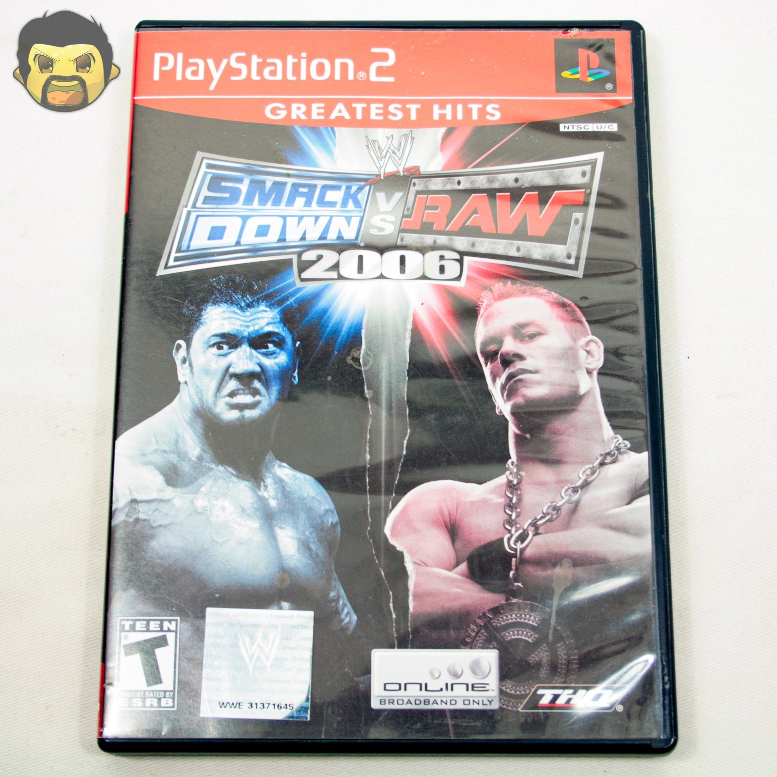 WWE Smackdown vs Raw 2006 PS2 CIB Sony PlayStation 2 Complete with Manual Tested