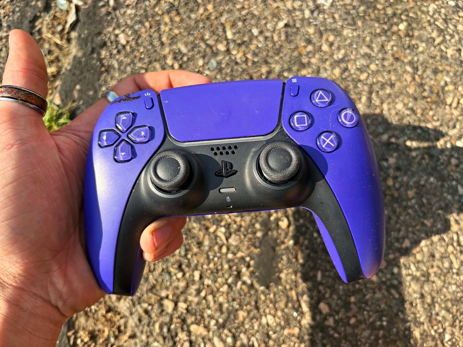 Sony PS5 DualSense Wireless Controller Purple/Black Built-In Mic/Speaker