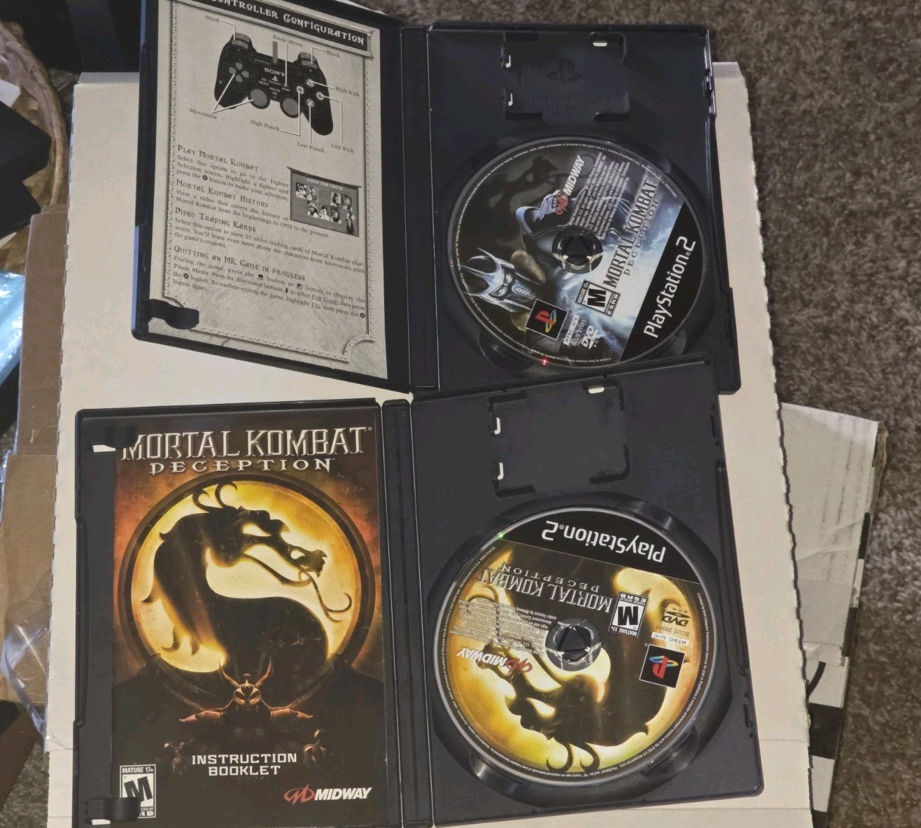 Mortal Kombat: Deception Premium Pack for PlayStation 2 Complete with Card