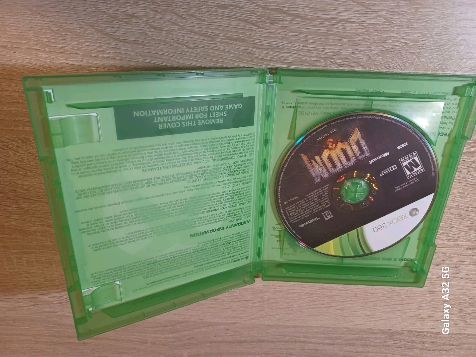 Doom 3 BFG Edition Xbox One / Xbox 360 USED Great Condition see Pictures