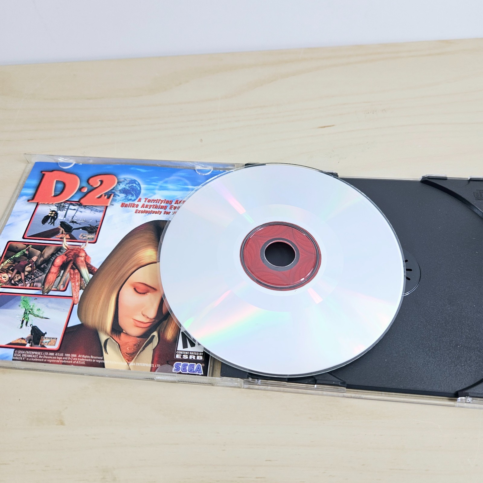 Maken X (Sega Dreamcast, 2000) w/ Manual Tested Working No Back Artwork