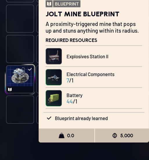ARC RAIDERS JOLT MINE BLUEPRINT FAST DIGITAL DELIVERY IN GAME ONLY – USA SELLER
