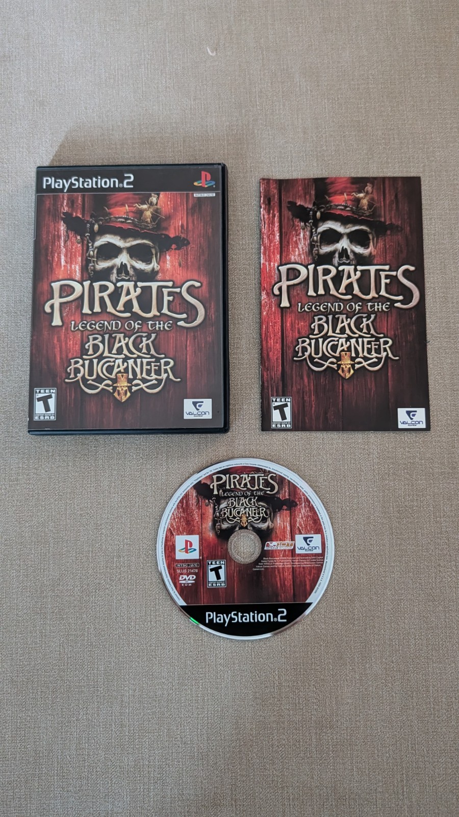 PlayStation 2 PS2 Game Pirates Legend Of The Black Buccaneer CIB Complete In Box