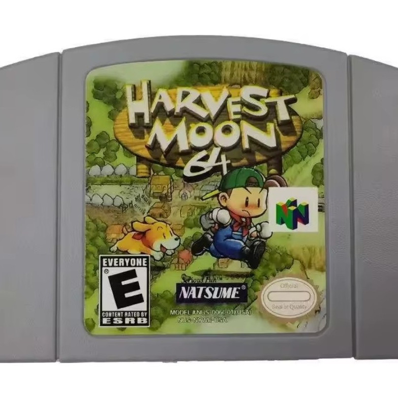 Harvest Moon 64 Nintendo 64 N64 Game Cartridge Only E NTSC-U/C (US/CA)