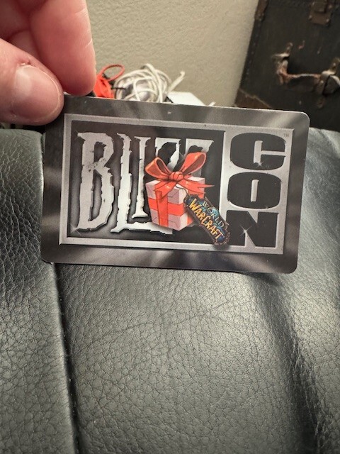 Murloc Costume 2007 BlizzCon Loot Card **USED**
